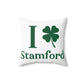 I Clover Stamford Spun Polyester Square Pillow