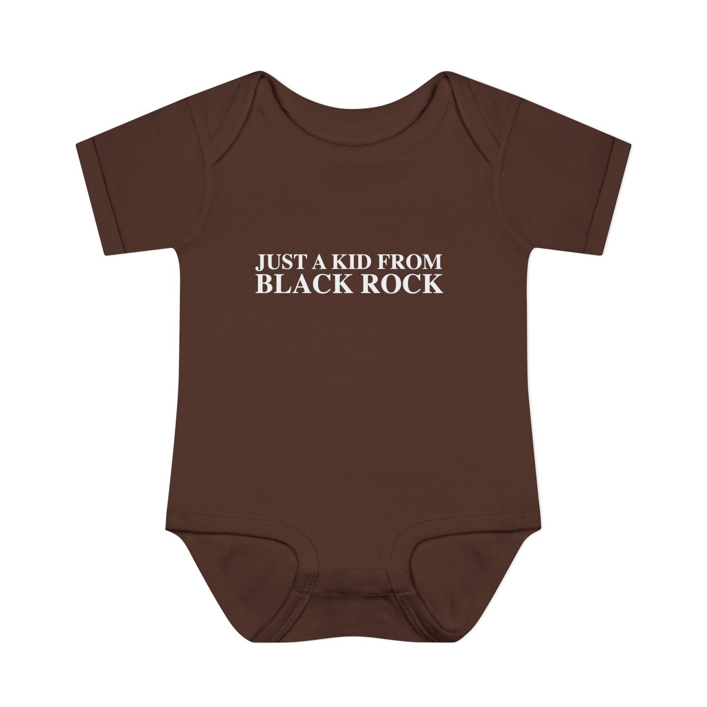 Just a kid from Black Rock Infant Baby Rib Bodysuit