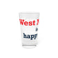 West Norwalk is My Happy Place Pint Glass, 16oz
