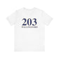 203 Wallingford Unisex Jersey Short Sleeve Tee