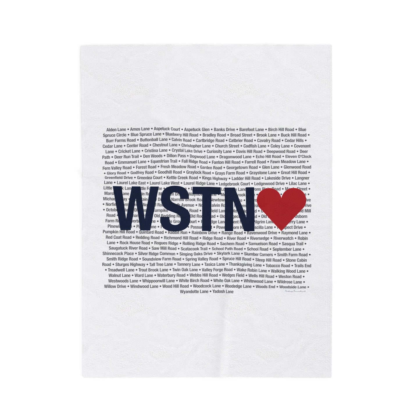 Weston Love Velveteen Plush Blanket