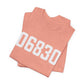 06830 - Greenwich CT Zip Code Unisex Jersey Short Sleeve T-Shirt