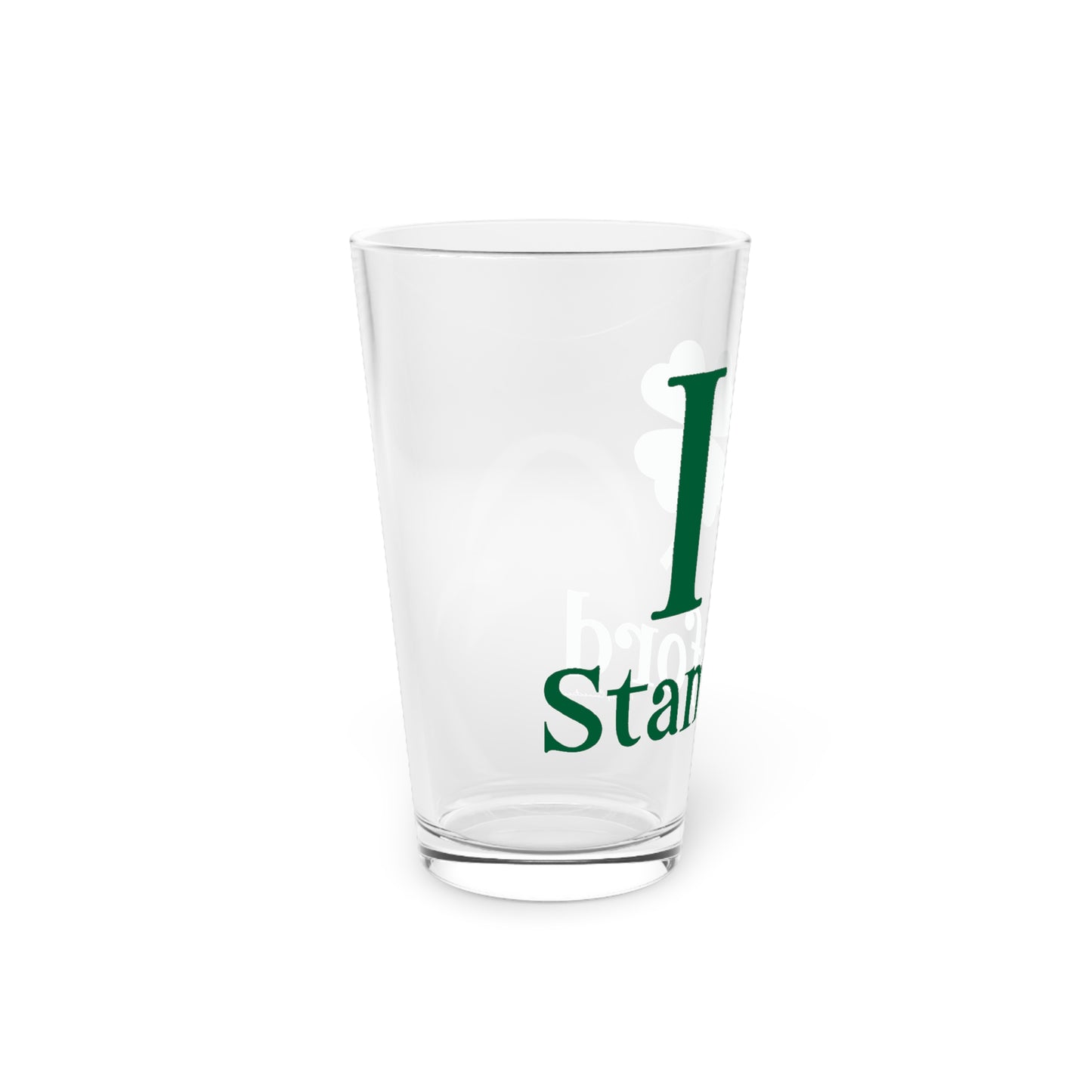 I Clover Stamford Pint Glass, 16oz