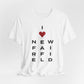 New Fairfield Vision Unisex Jersey Short Sleeve T-Shirt
