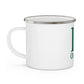 I Clover Orange Enamel Camping Mug