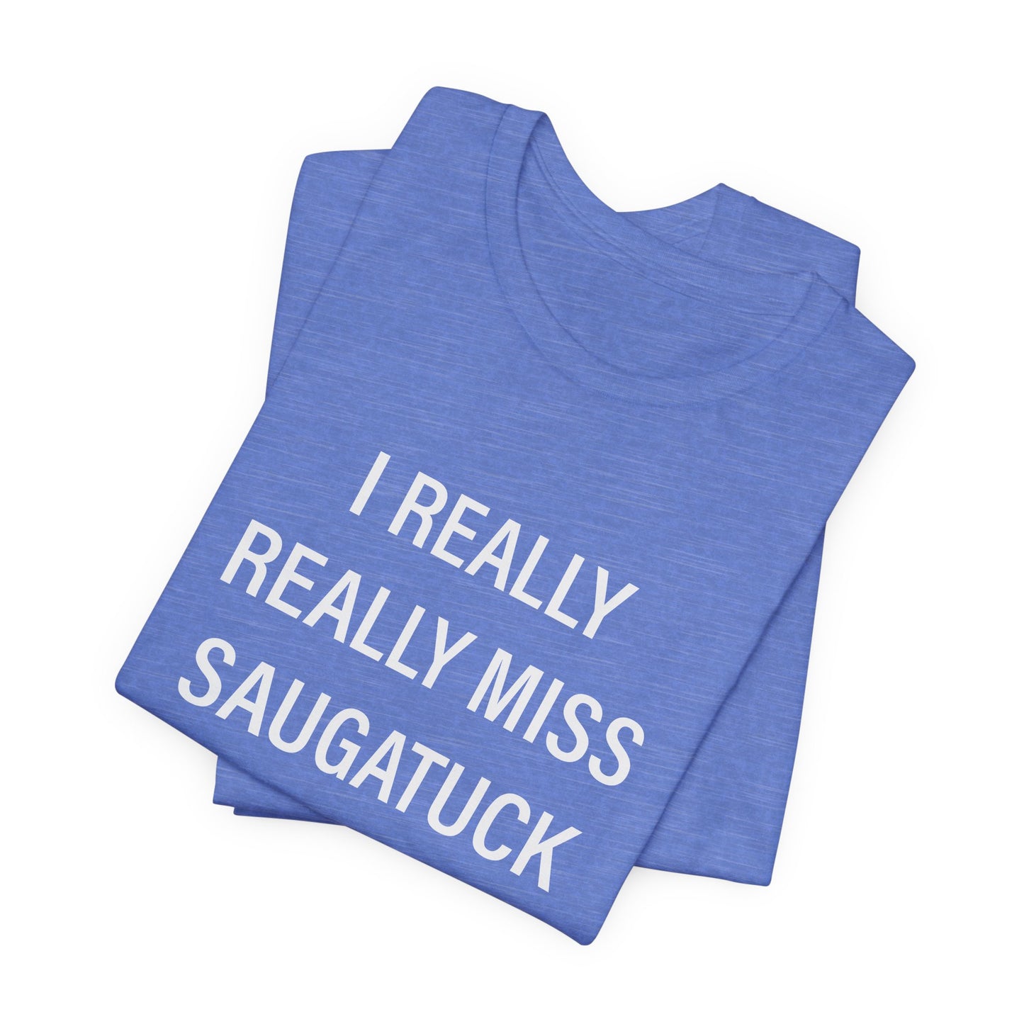 I Really Really Miss Saugatuck Unisex Jersey Short Sleeve T-Shirt