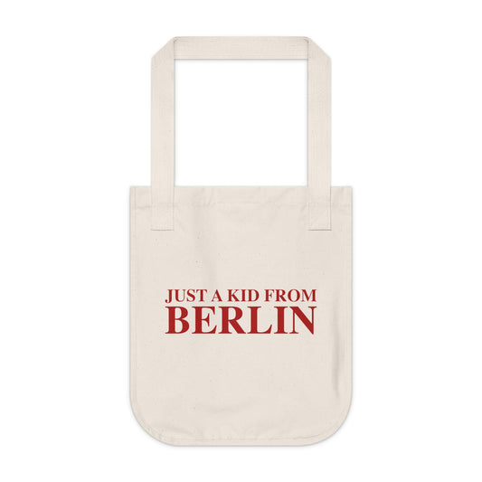 Just a kid from Berlin Canvas Tote Bag