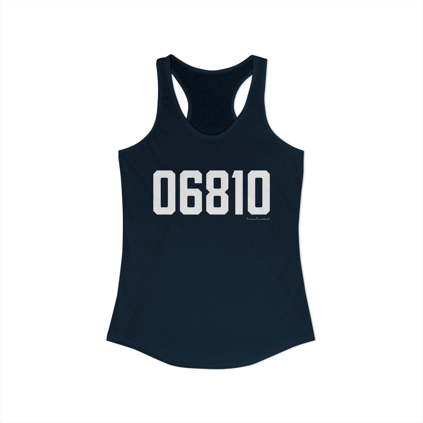 06810 Danbury CT Zip Code Women's Ideal Racerback Tank Top