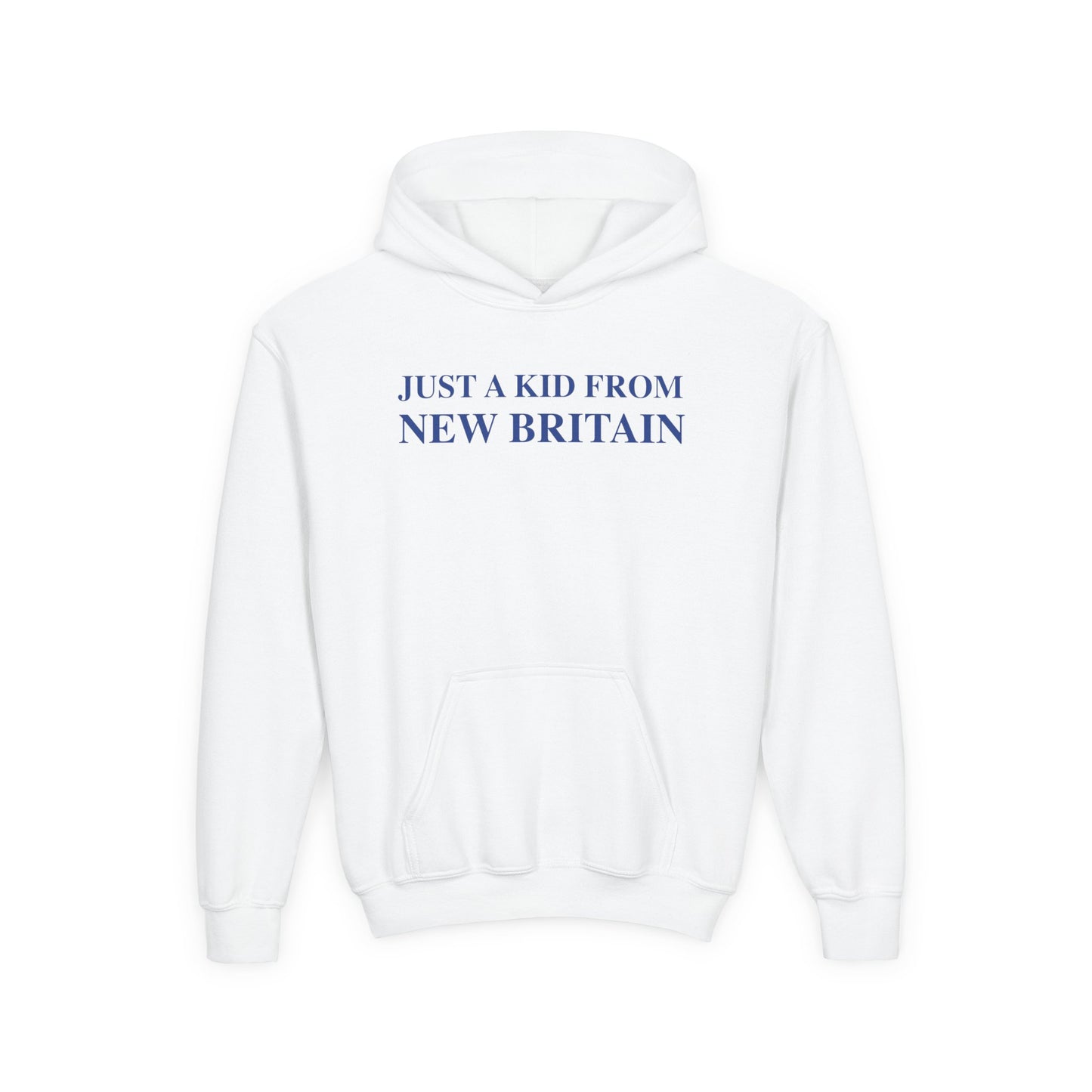 Just a kid from New Britain Youth Heavy Blend Hooded Sweatshirt