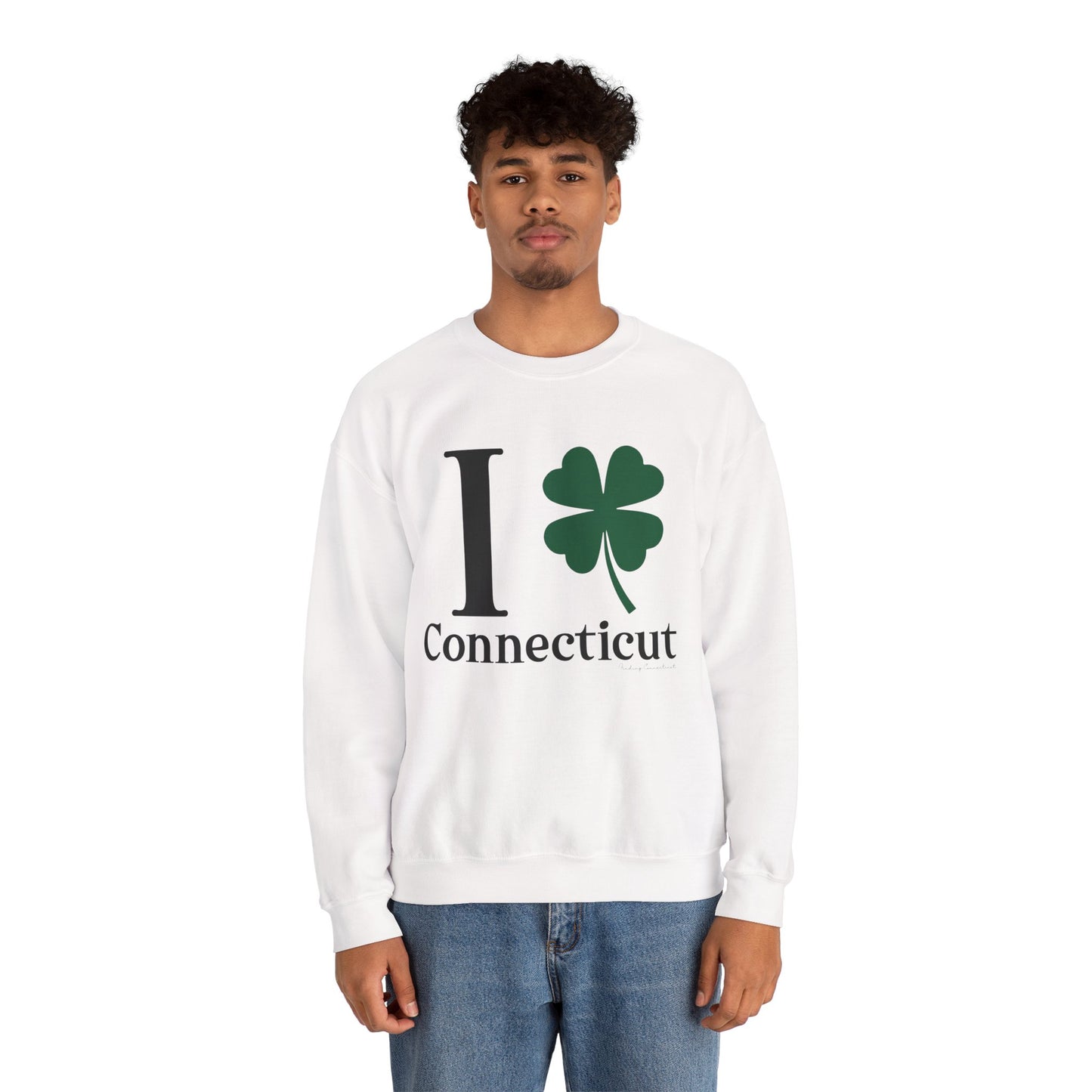 I Clover Connecticut Unisex Heavy Blend™ Crewneck Sweatshirt