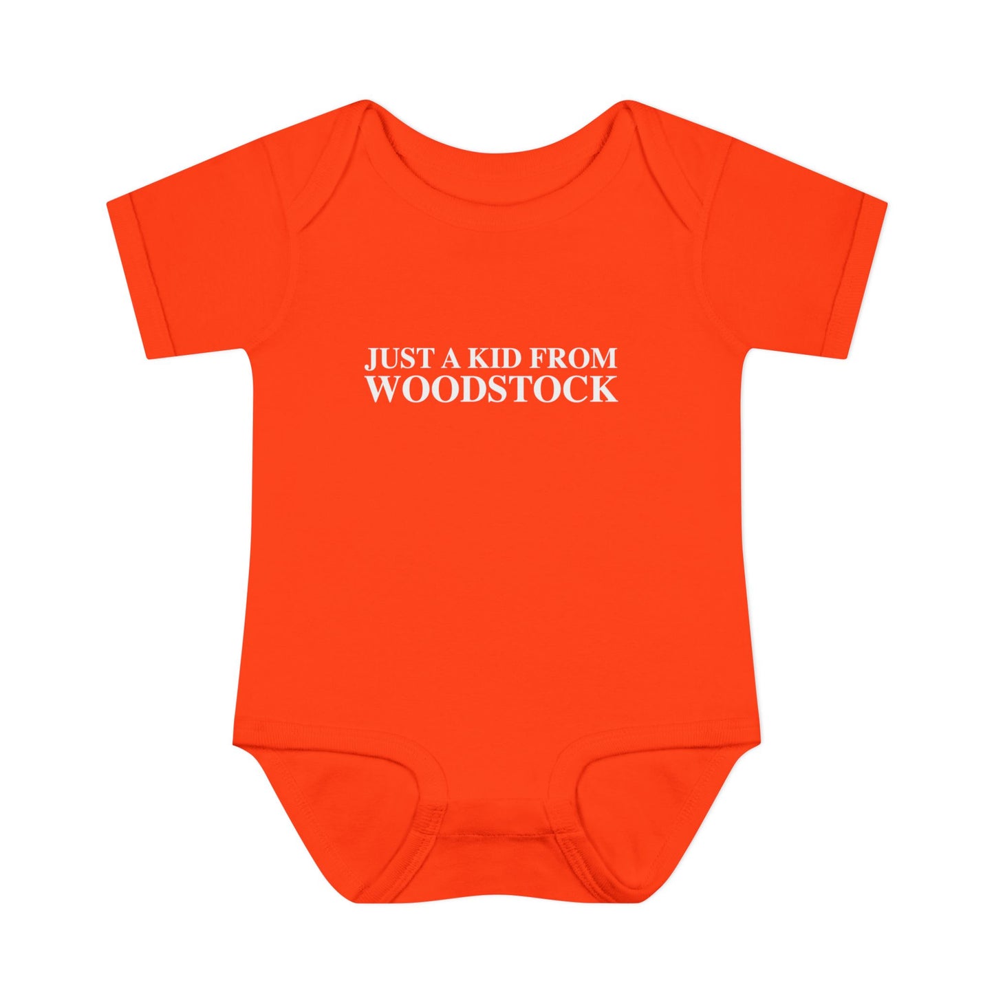 Just a kid from Woodstock Infant Baby Rib Bodysuit