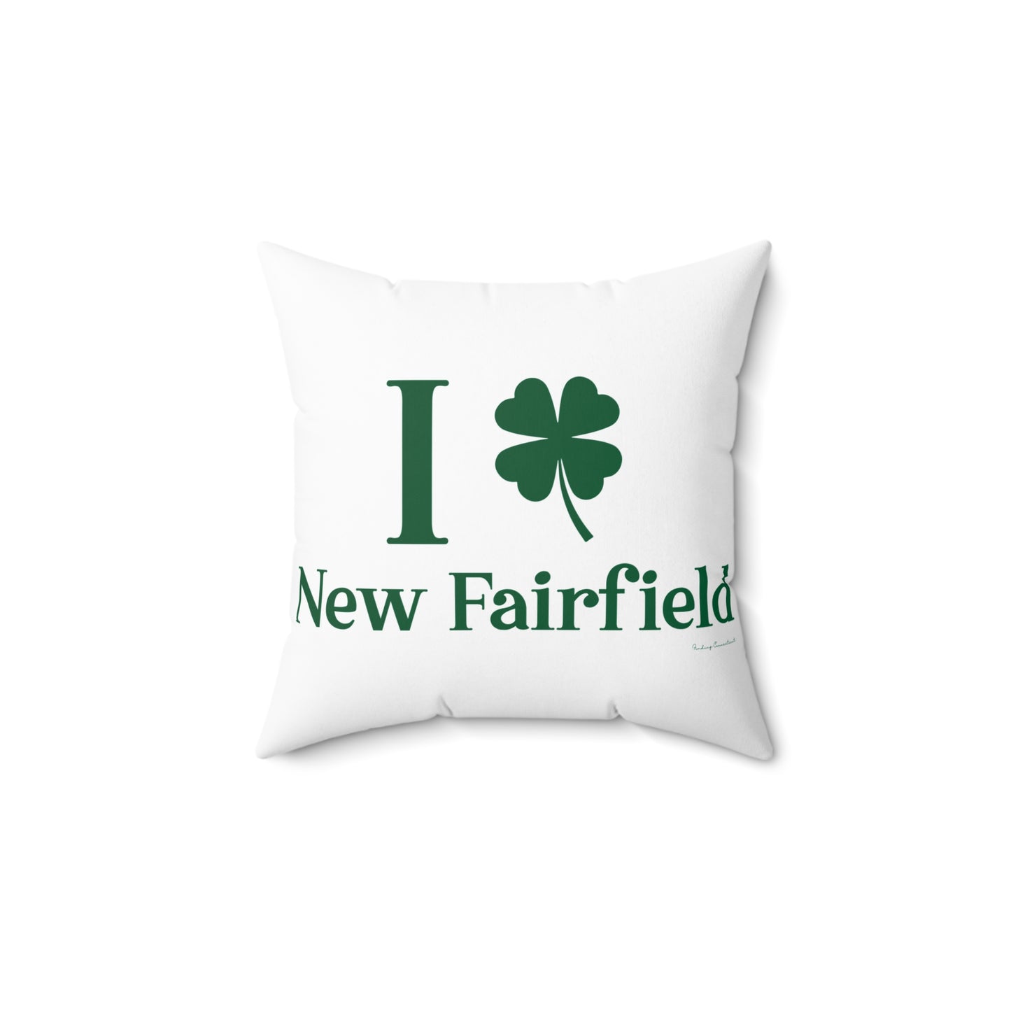 I Clover New Fairfield Spun Polyester Square Pillow
