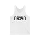 06340 Groton Connecticut Zip Code Unisex Jersey Tank Top