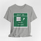 Vintage Merritt Parkway Exit 48 Sign Unisex Jersey Short Sleeve T-Shirt