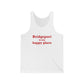 Bridgeport Is My Happy Place Unisex Jersey Tank Top