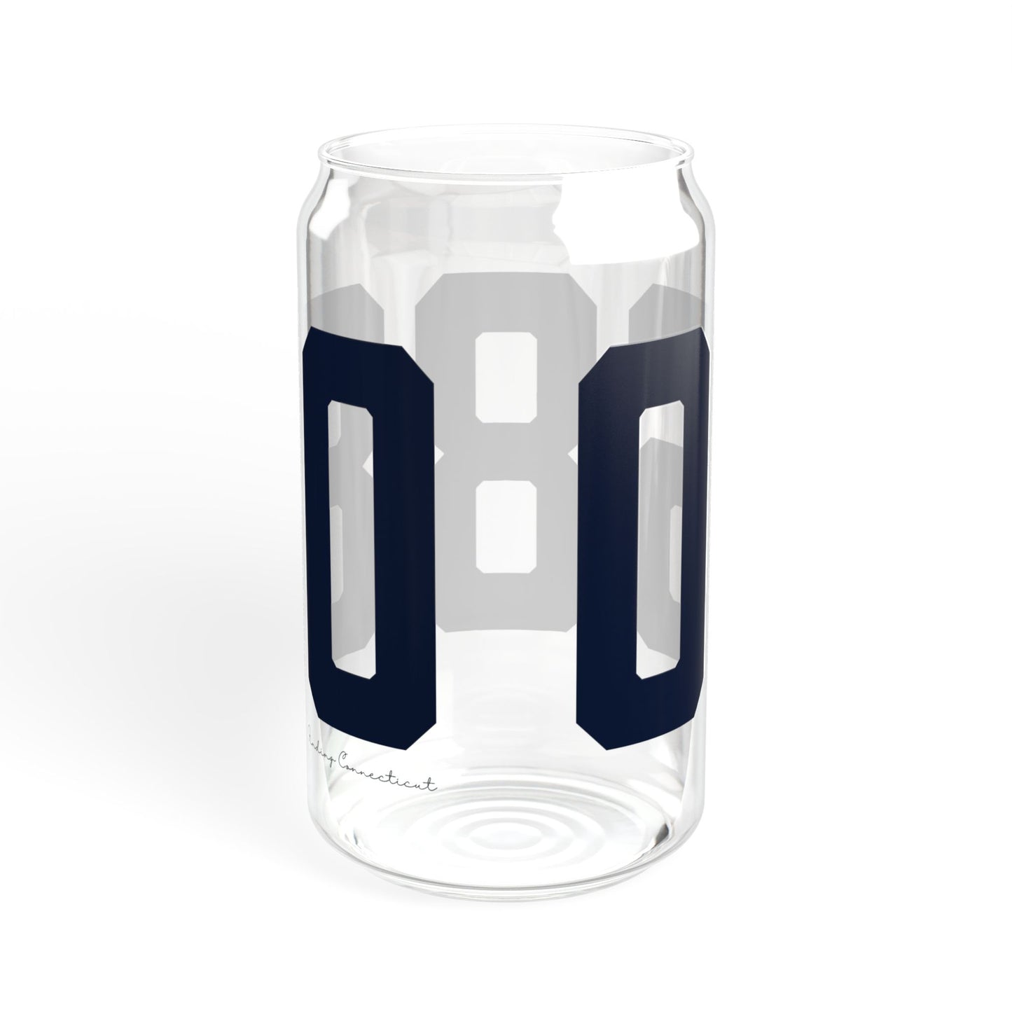 06880 Westport Connecticut Zip Code Sipper Glass, 16oz