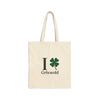 I Clover Griswold Cotton Canvas Tote Bag