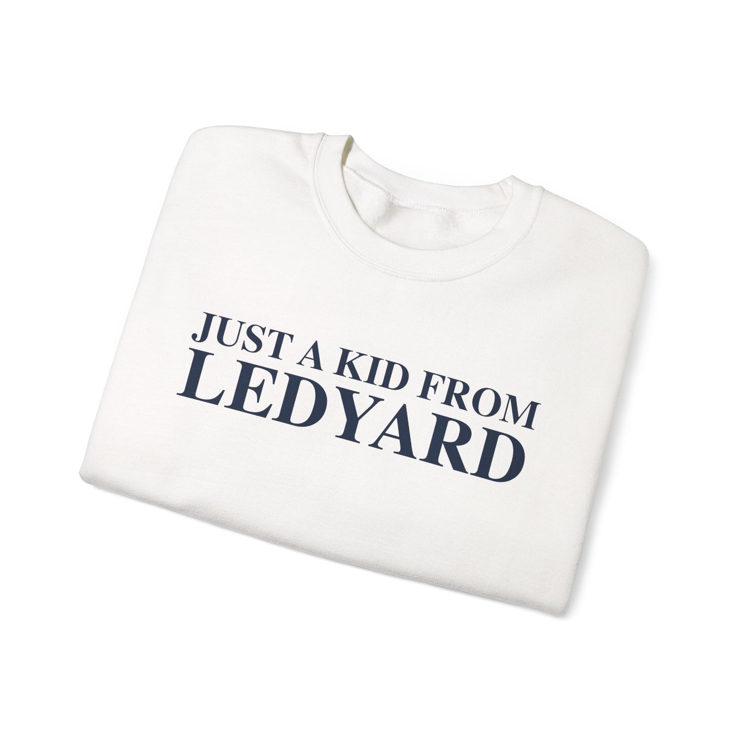 Just a kid from Ledyard Unisex Heavy Blend™ Crewneck Sweatshirt