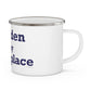 Meriden is My Happy Place Enamel Camping Mug