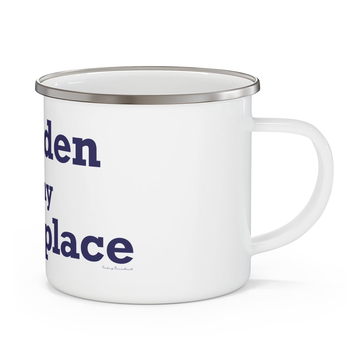 Meriden is My Happy Place Enamel Camping Mug