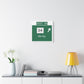 Vintage WCP Exit 58 Sign Matte Canvas, Stretched, 1.25"