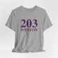 203 Weston Red White & Blue Unisex Jersey Short Sleeve T-Shirt