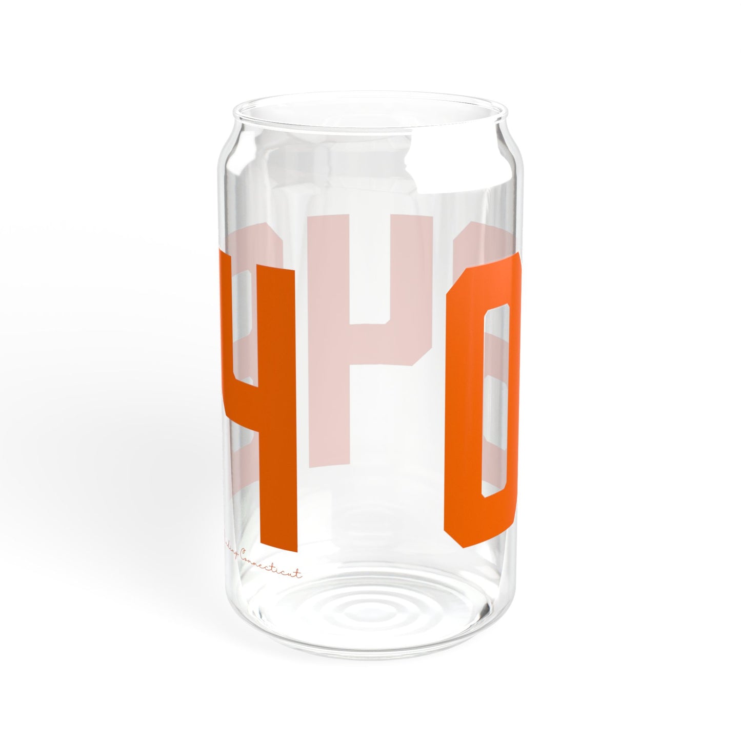 06484 Shelton Connecticut Zip Code Sipper Glass, 16oz