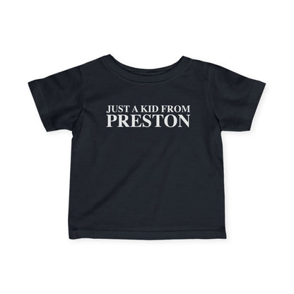 Just a kid from Preston Infant Fine Jersey T-Shirt