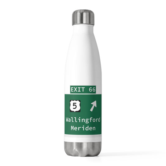 Vintage WCP Exit 66 Sign 20oz Insulated Bottle