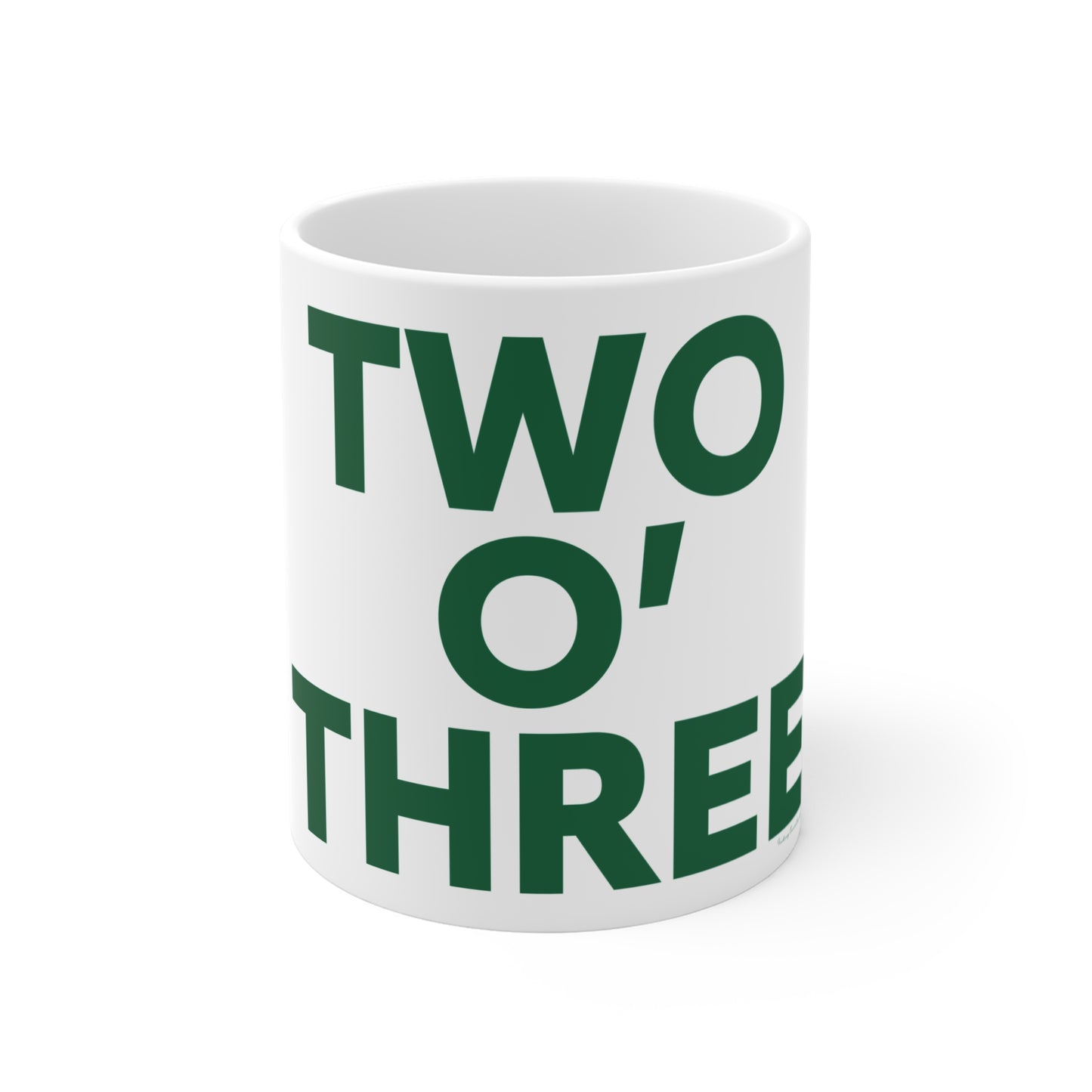 Two O’ Three  Mug 11oz Lucky Green – St. Patrick’s Day
