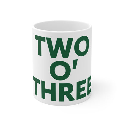 Two O’ Three  Mug 11oz Lucky Green – St. Patrick’s Day