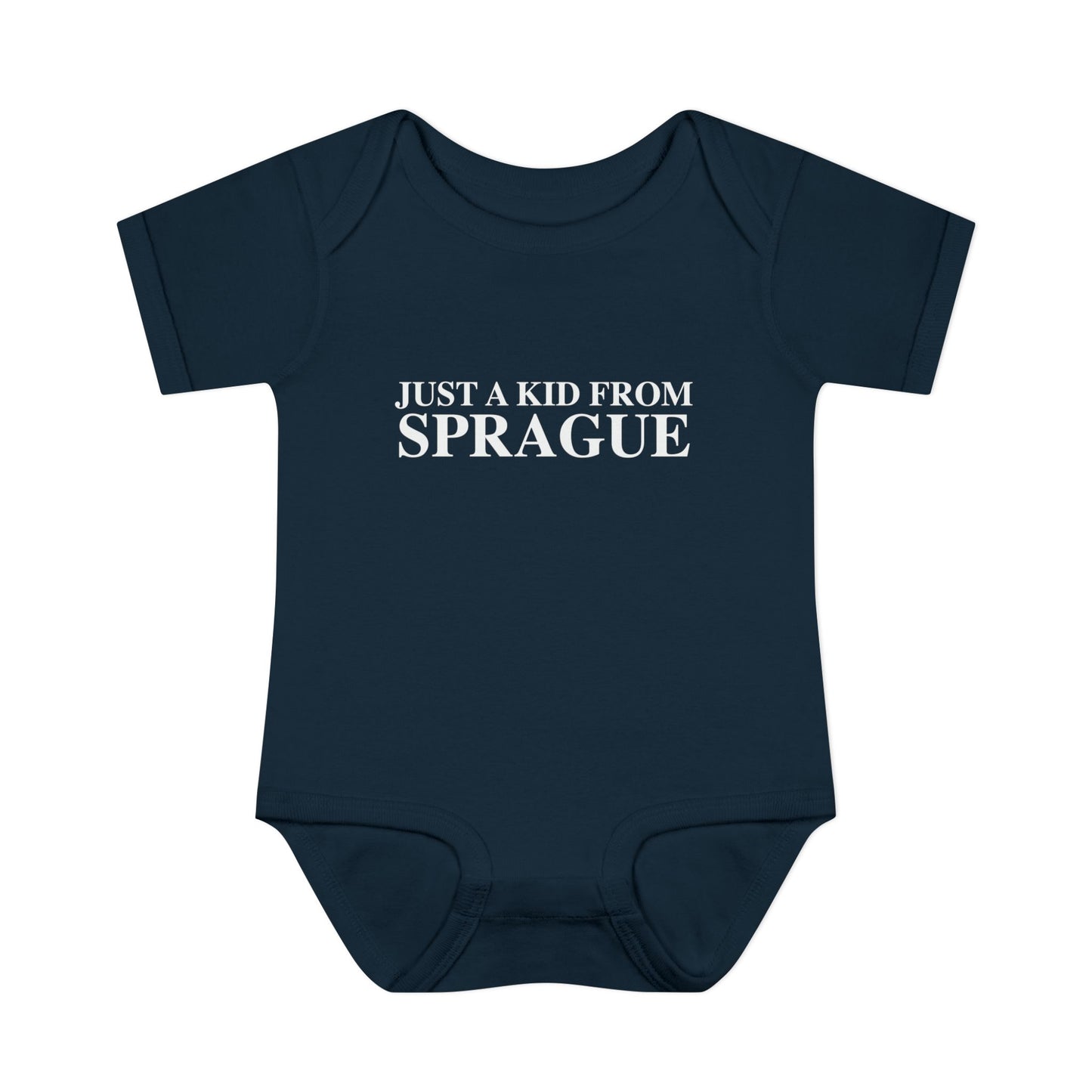 Just a kid from Sprague Infant Baby Rib Bodysuit