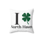 I Clover North Haven Spun Polyester Square Pillow