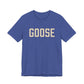 Goose Zip Code Cream & Purple Unisex Jersey Short Sleeve T-Shirt