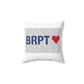 Bridgeport Love Spun Polyester Square Pillow