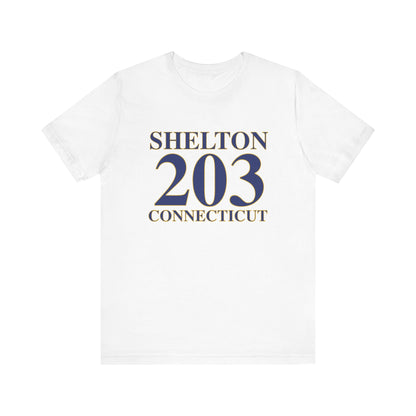 Shelton 203 Connecticut Unisex Jersey Short Sleeve Tee