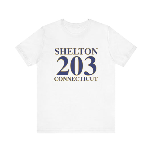 Shelton 203 Connecticut Unisex Jersey Short Sleeve Tee