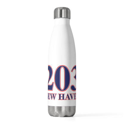New Haven Red, White & Blue 20 oz Insulated Bottle
