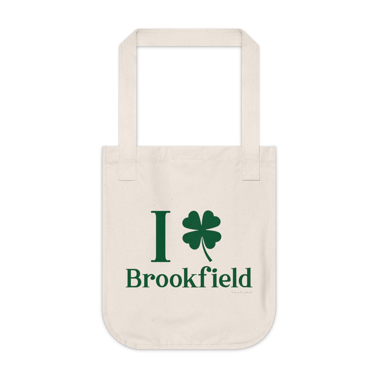 I Clover Brookfield Organic Canvas Tote Bag