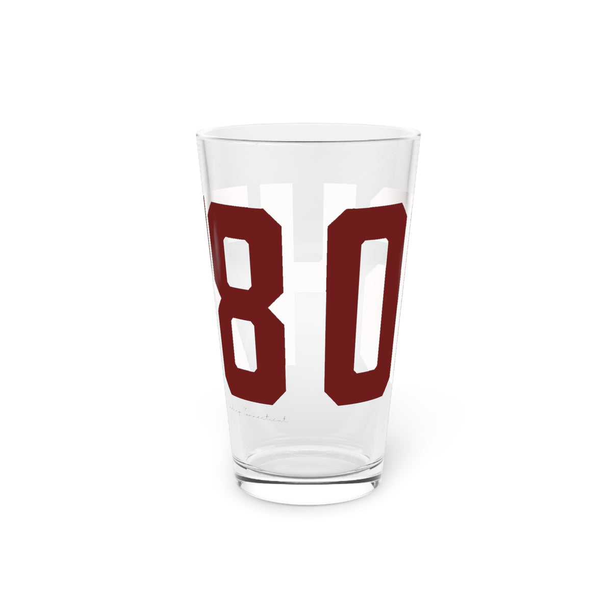 06478 Oxford Connecticut Zip Code Pint Glass, 16oz