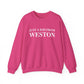 Just a kid from Weston Unisex Heavy Blend™ Crewneck Sweatshirt