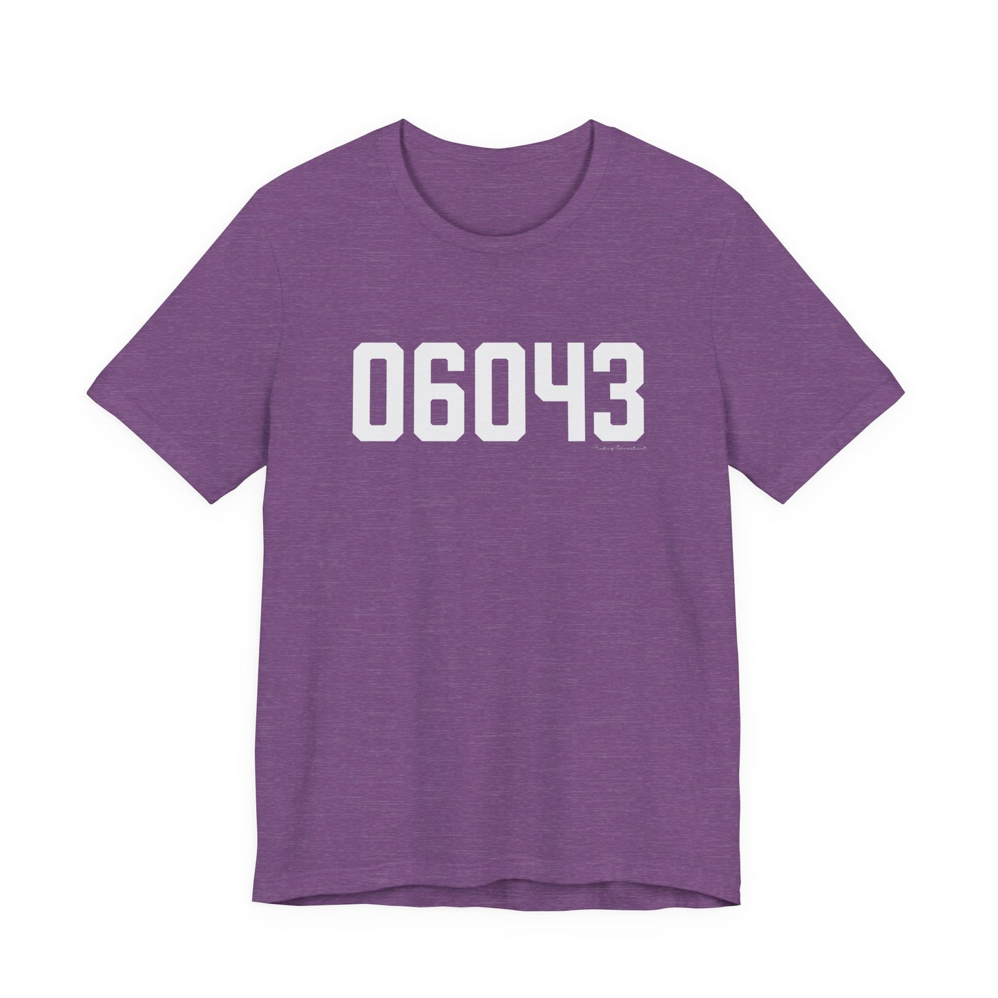 06043 Bolton CT Zip Code Unisex Jersey Short Sleeve T-Shirt