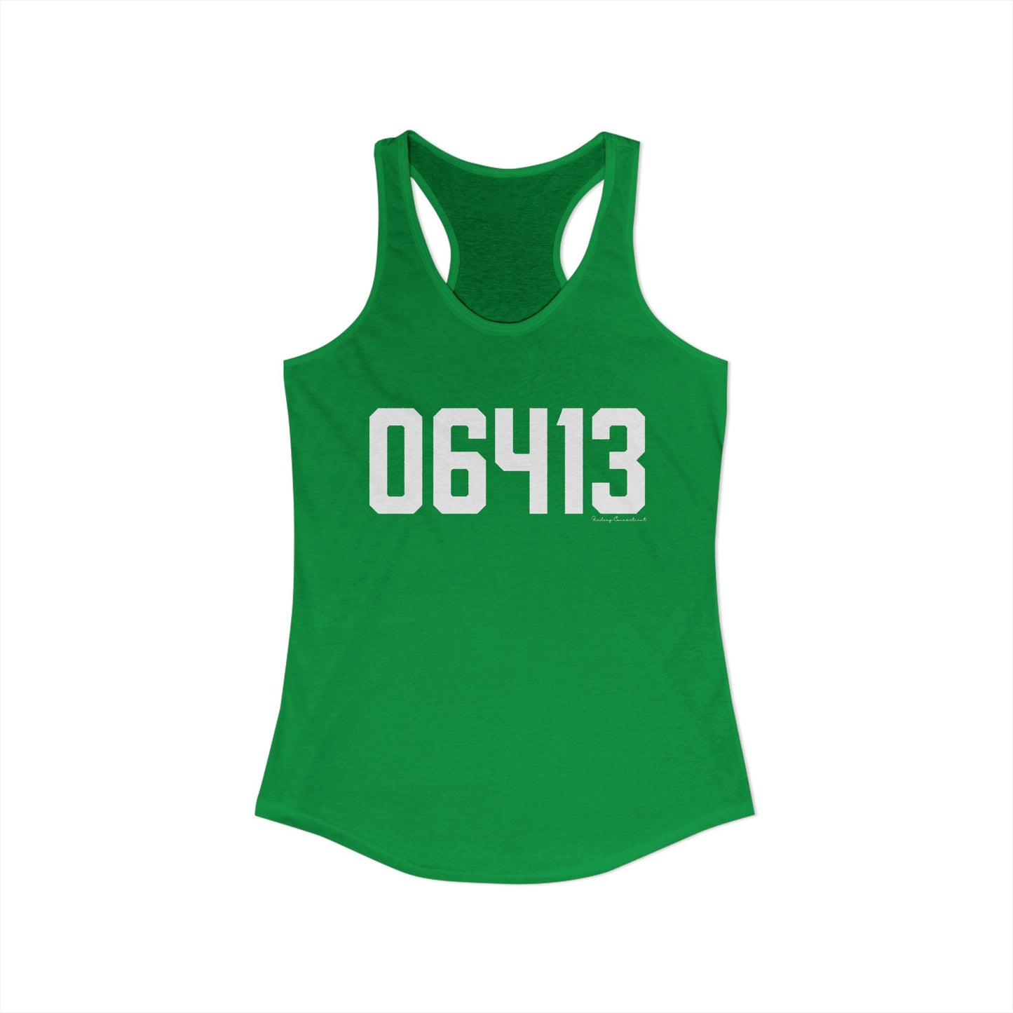 06413 Clinton CT Zip Code Women's Ideal Racerback Tank Top