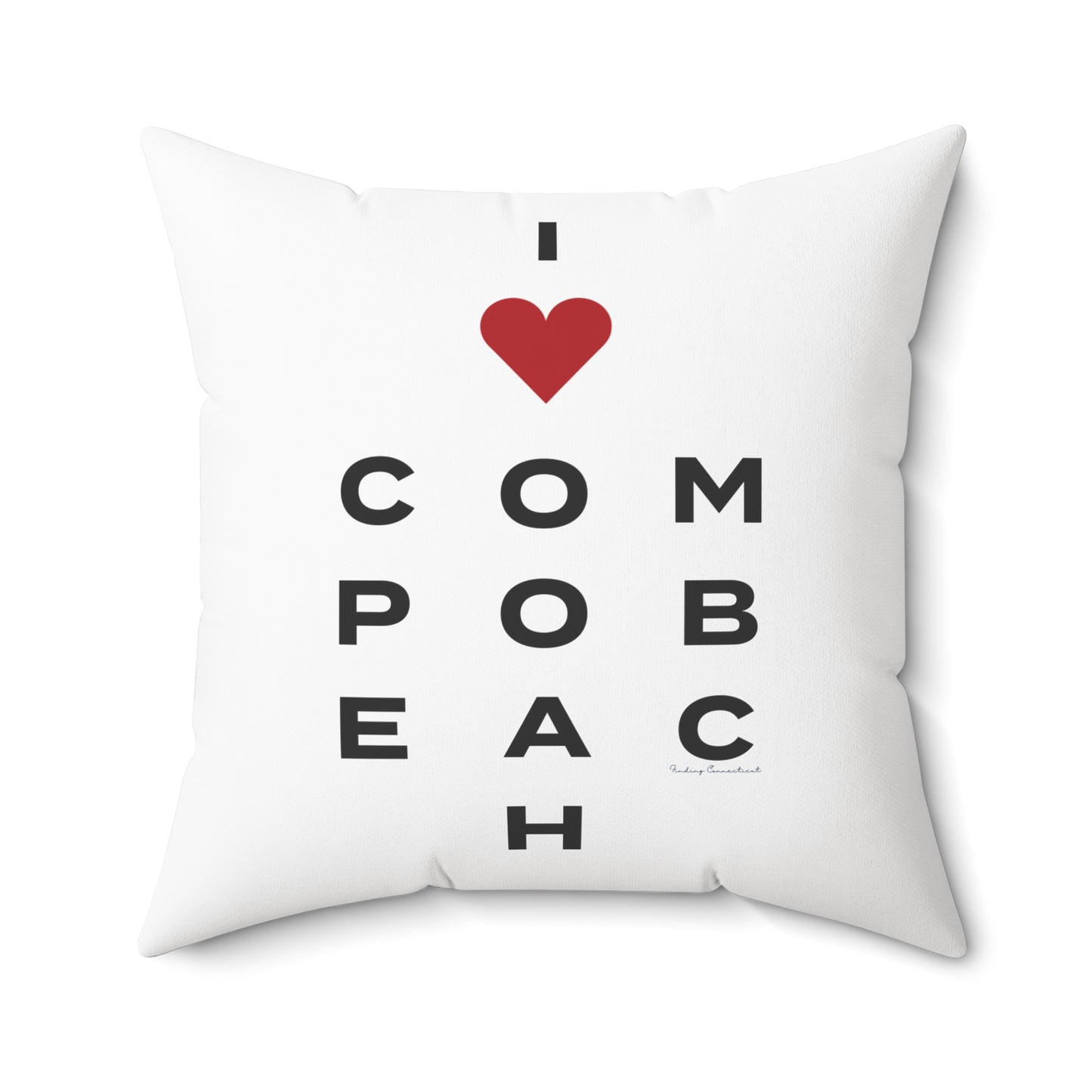 Compo Beach Vision Spun Polyester Square Pillow