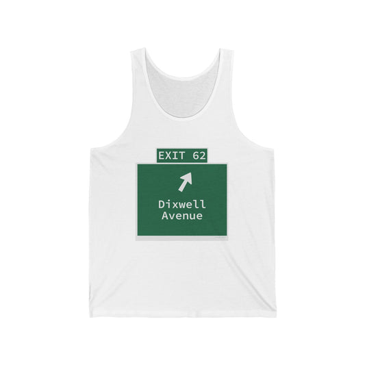 Vintage WCP Exit 62 Sign Unisex Jersey Tank Top
