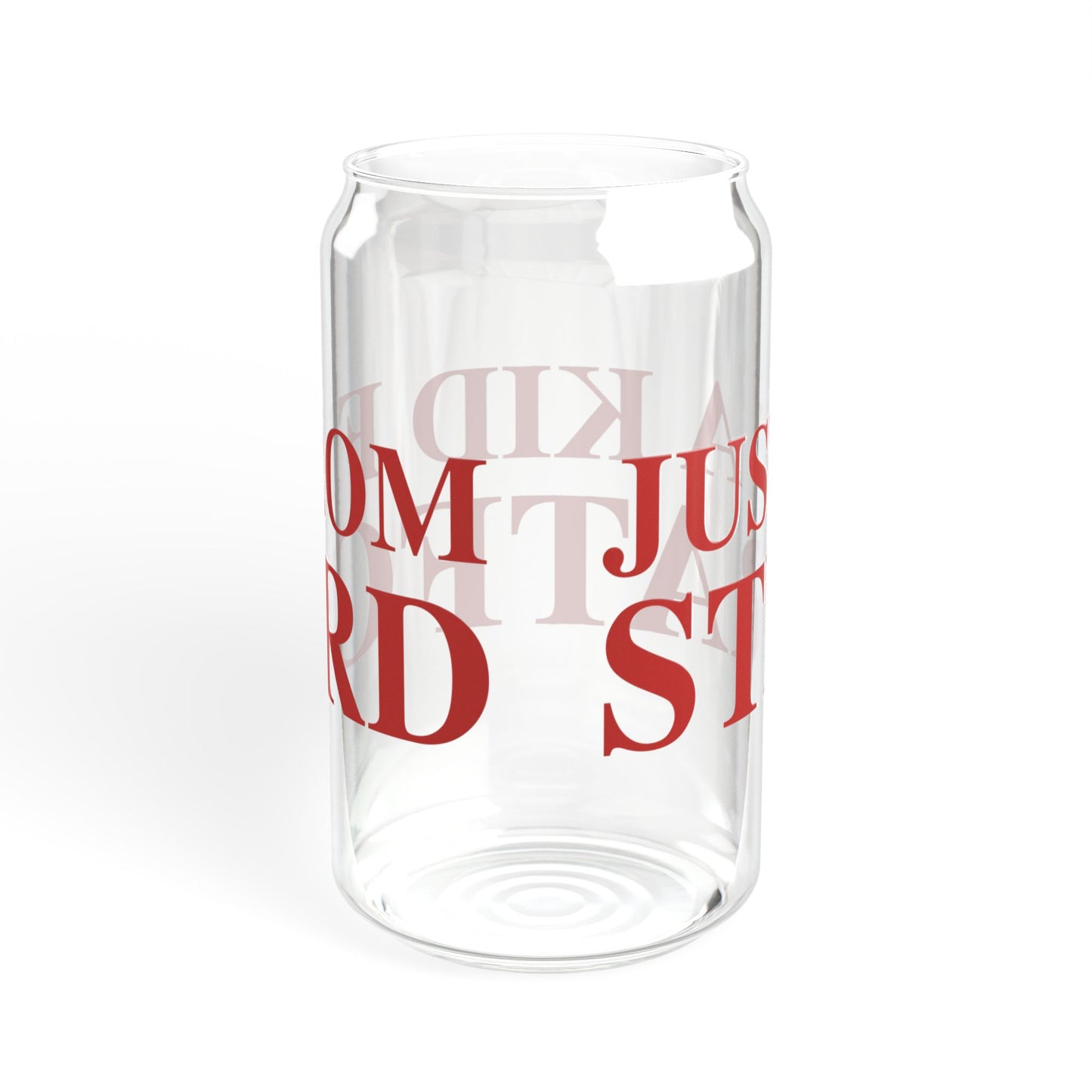 Just a kid from Stratford Sipper Glass, 16oz
