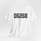 06268 Storrs Connecticut Zip Code Unisex Jersey Short Sleeve T-Shirt