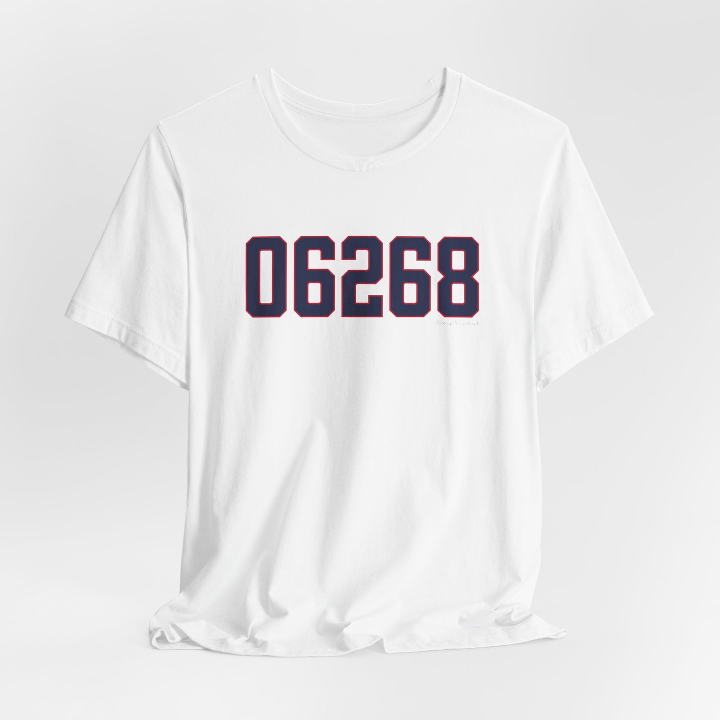06268 Storrs Connecticut Zip Code Unisex Jersey Short Sleeve T-Shirt