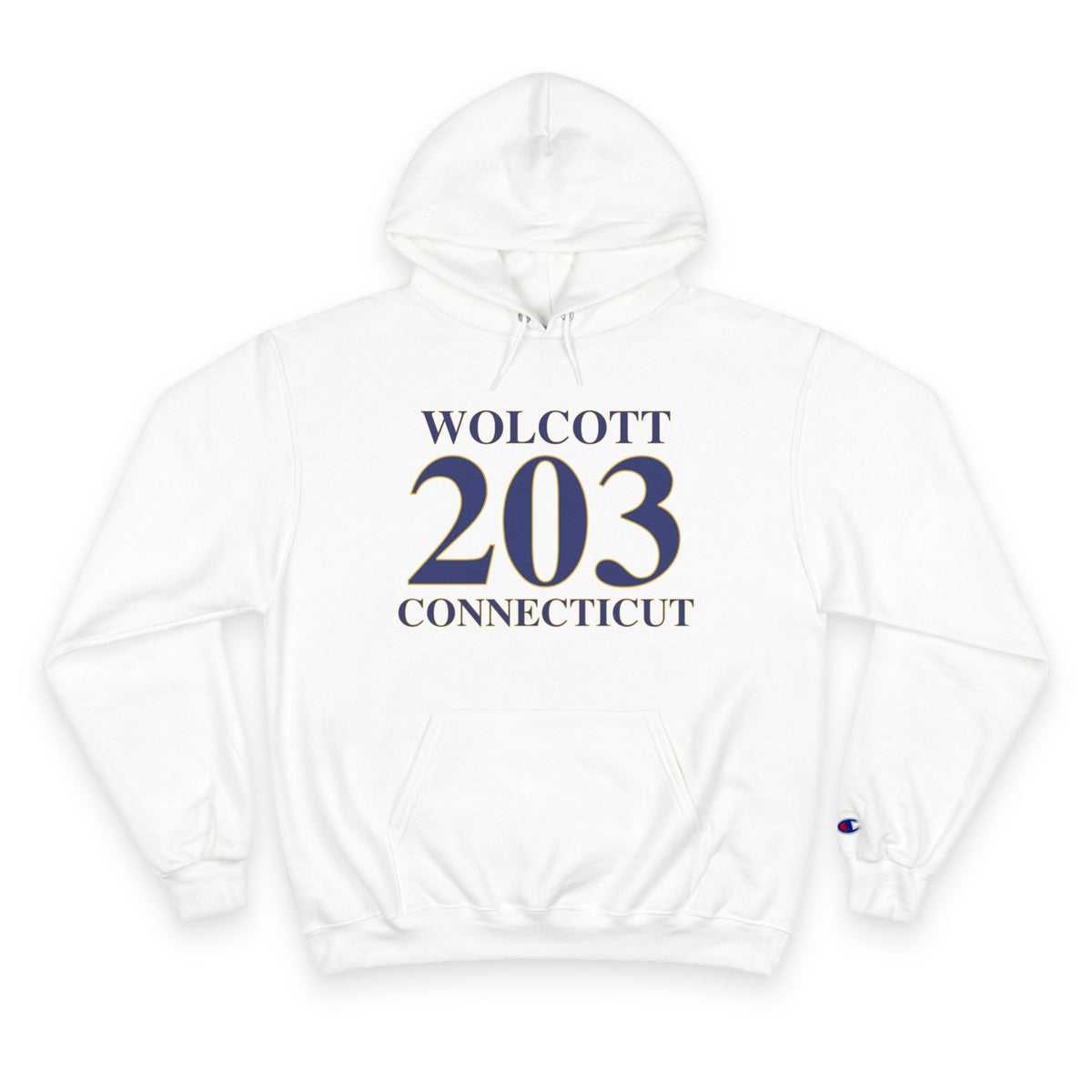 Wolcott 203 Connecticut Champion Hoodie