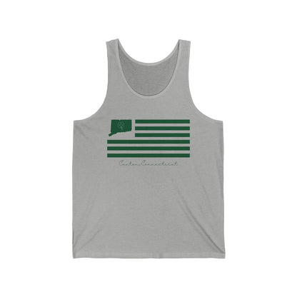 Canton Connecticut St. Patrick’s Day Flag Unisex Jersey Tank Top